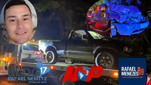 Homem de 32 anos morre em grave acidente na BR-287, em Santiago - Studio TV