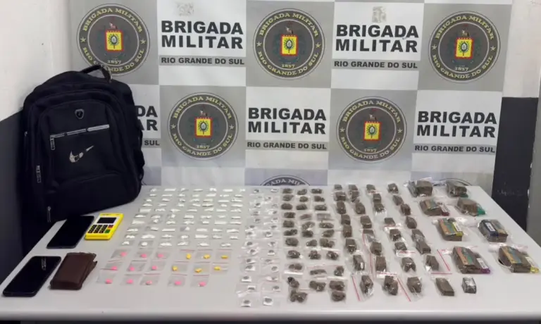 Homem é preso com maconha, cocaína, ecstasy e haxixe em Caxias do Sul - Studio TV