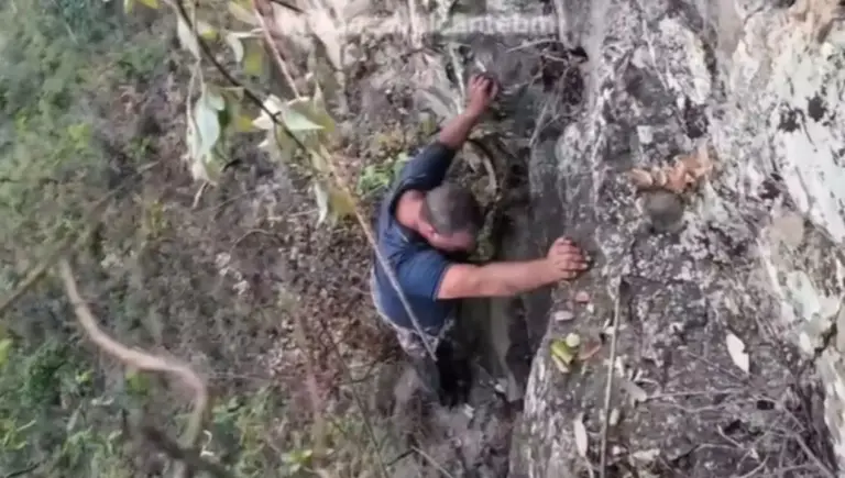 Homem passa 11 horas preso em penhasco de 70 metros após tentar tirar selfie no Tocantins - Studio TV