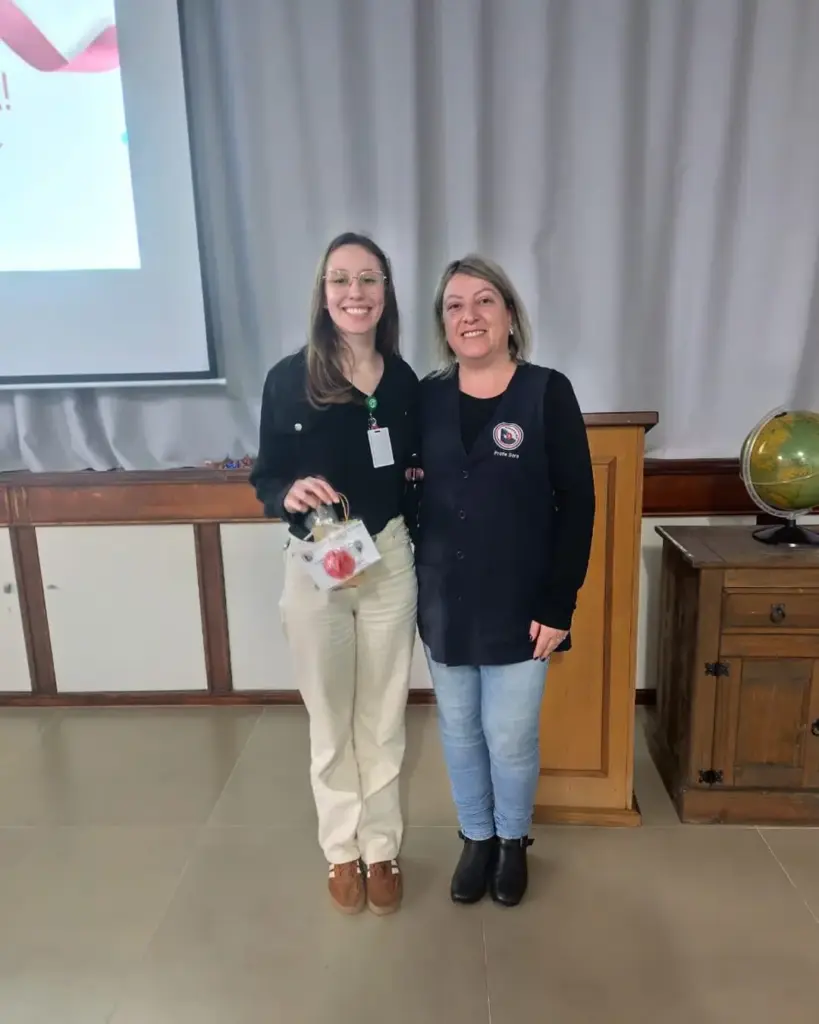 Registro de participantes após palestra do HSJB