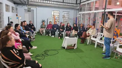 HSJB leva orientações sobre prevenção e exames de imagem à equipe de escola em Nova Prata - Studio TV