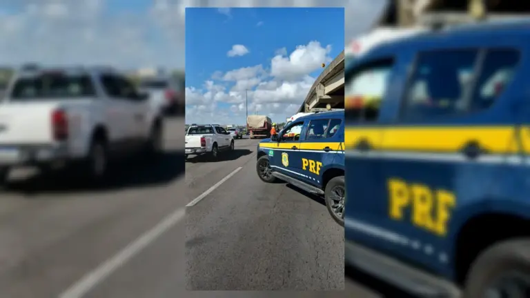Incêndio em carreta bloqueia faixa da BR-290 no sentido Litoral–Capital - Studio TV