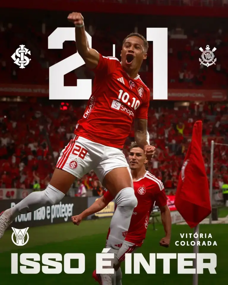 Inter vence o Corinthians no Beira-Rio e ganha força antes do Gre-Nal - Studio TV
