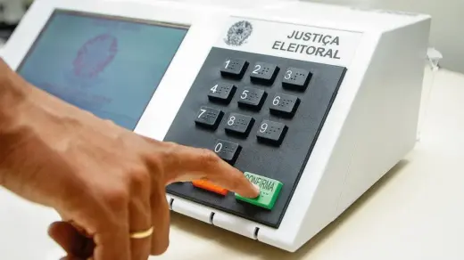 Urna eletrônica utilizada nas eleições brasileiras