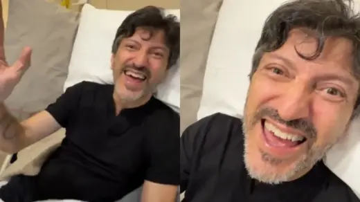 Lito Sousa deixou vídeos gravados para os futuros aniversários do filho - Studio TV