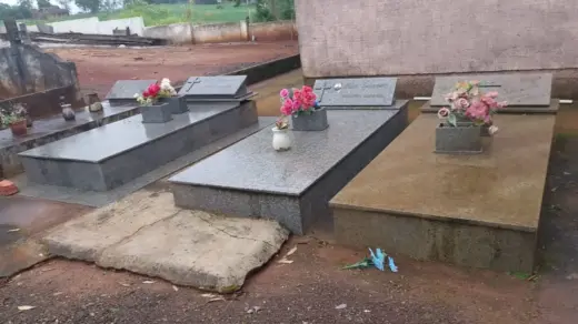 Mais de 20 túmulos são depredados em cemitério no interior de Estrela - Studio TV