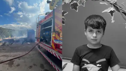 Menino de 11 anos estava dormindo quando as chamas começaram Taquara - Studio TV