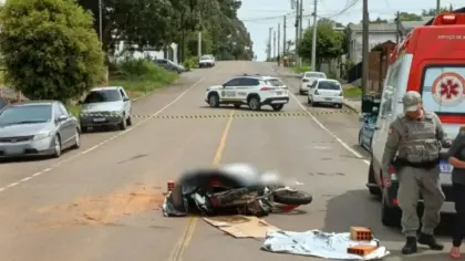 Motociclista de 23 anos morre após colisão com carro em Soledade - Studio TV