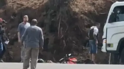 Motociclista fica ferido em colisão com carro na RSC-453, em Caxias do Sul - Studio TV