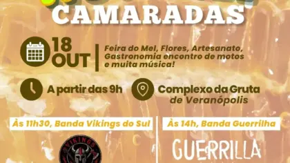 MotoMel Camaradas terá encontro de motociclistas, shows e feira de produtos regionais neste domingo em Veranópolis - Studio TV