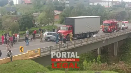 Motorista morre após colisão frontal entre carro e caminhão na Rota do Sol, em Caxias do Sul - Studio TV