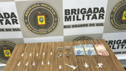 Mulher é presa por tráfico de drogas durante operação da Brigada Militar em Farroupilha - Studio TV