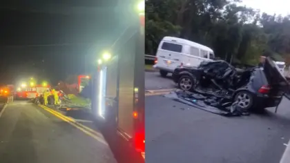 Mulher morre e duas pessoas ficam feridas em colisão na BR-470 em Bento Gonçalves - Studio TV