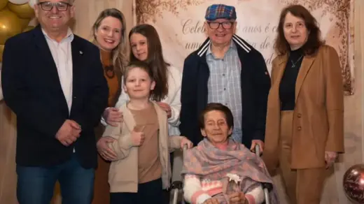 Nova Prata celebra os 100 anos de Carmela Fossatti Martins em encontro que reúne duas centenárias - Studio TV