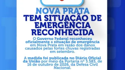Nova Prata tem situação de emergência reconhecida pelo Governo Federal após fortes chuvas - Studio TV