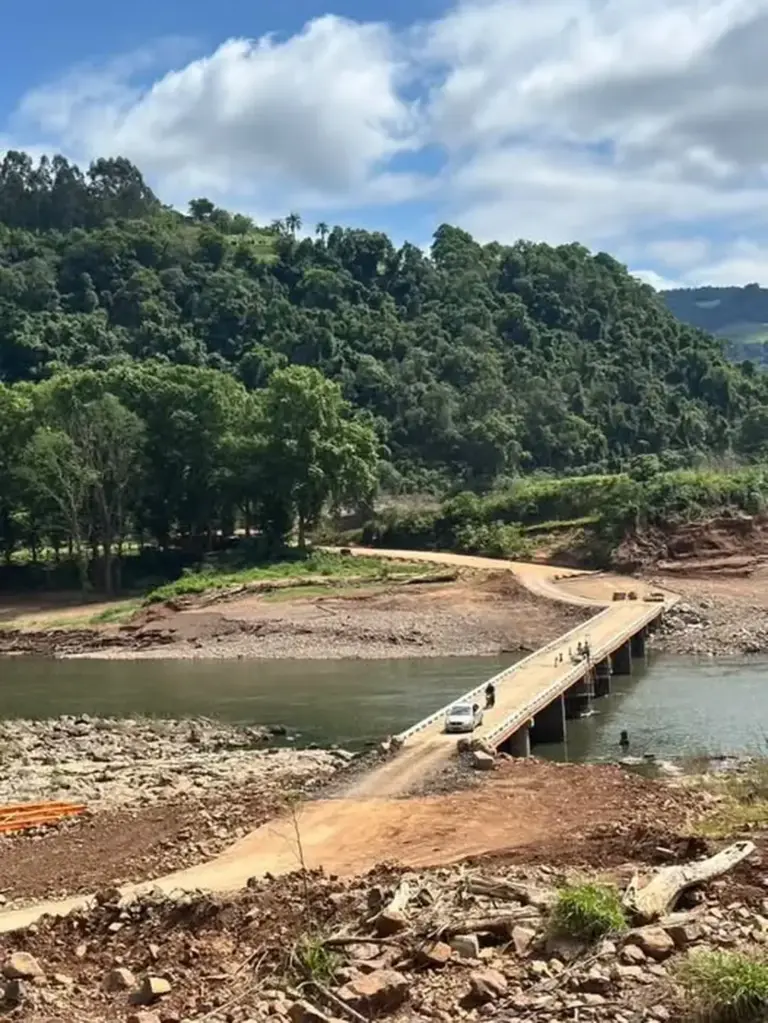 Ponte entre Cotiporã e Bento Gonçalves fica aberta a veículos leves até segunda-feira - Studio TV