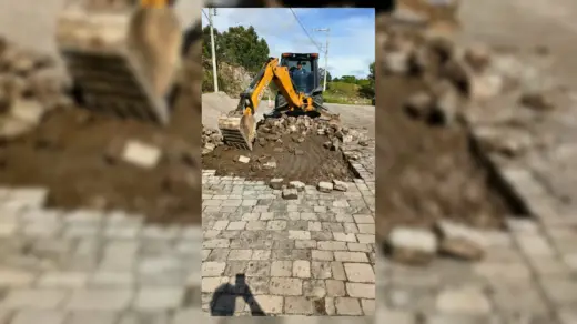 Prefeitura de Vila Flores realiza melhorias no calçamento em diferentes pontos do município - Studio TV