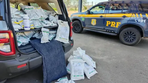 PRF apreende 200 quilos de agrotóxicos contrabandeados no RS - Studio TV