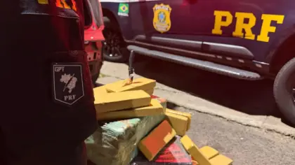PRF apreende 71 quilos de maconha após perseguição na BR-158, em Santa Maria - Studio TV