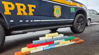PRF apreende mais de 22 kg de cocaína após motorista desobedecer ordem de parada na BR-101 - Studio TV