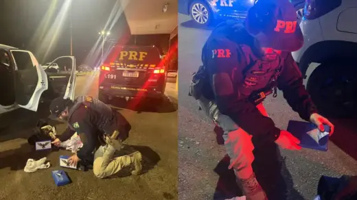 PRF e Polícia Civil prendem homem com mais de 3 quilos de cocaína no RS - Studio TV