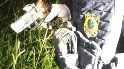 PRF prende motociclista após fuga de 10 km e cão Guri encontra pistola em Gravataí - Studio TV