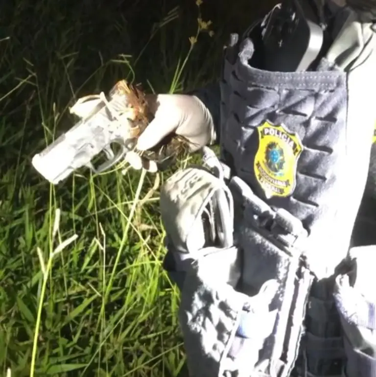 PRF prende motociclista após fuga de 10 km e cão Guri encontra pistola em Gravataí - Studio TV