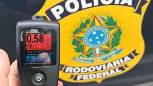PRF prende motorista por embriaguez ao volante na BR-116, em São Leopoldo - Studio TV