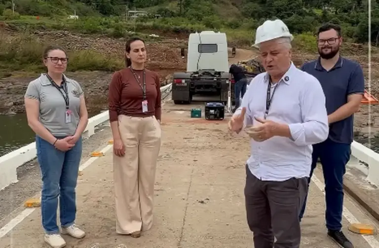 Recuperação da ponte entre Cotiporã e Bento Gonçalves avança com reforços estruturais - Studio TV