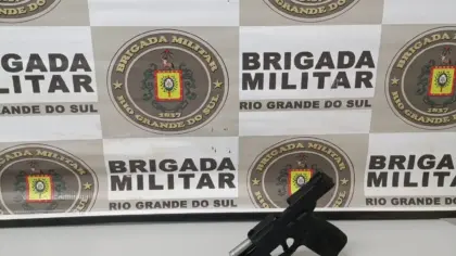 Brigada Militar prende homem e apreende pistola na região Nordeste do RS - Studio TV
