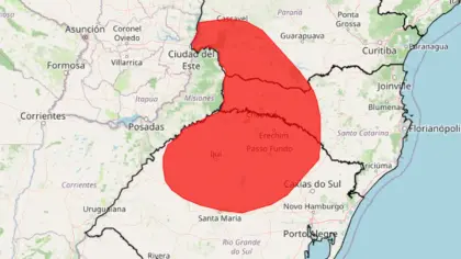 INMET emite alerta de grande perigo para tempestades no RS nesta sexta-feira - Studio TV