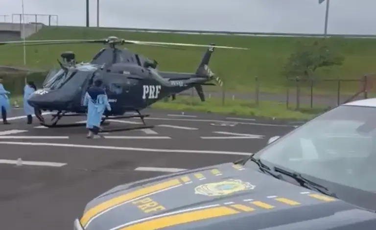 PRF realiza transporte aéreo de paciente em estado grave entre Passo Fundo e Porto Alegre - Studio TV