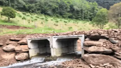 Passagem de acesso à comunidade de São José da Primeira é reconstruída e ampliada em Veranópolis - Studio TV