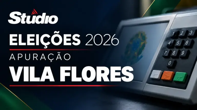 Com 100% das urnas apuradas, Flávio Bolsonaro recebe 81,29% dos votos em Vila Flores - Studio TV