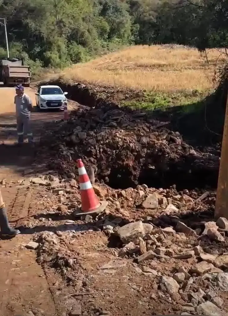Travessão entre Pedancino e São Valentim terá bloqueio total nesta quinta-feira em Veranópolis - Studio TV