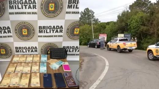 Três pessoas são presas por estelionato e veículo é recuperado na ERS-122, em Farroupilha - Studio TV