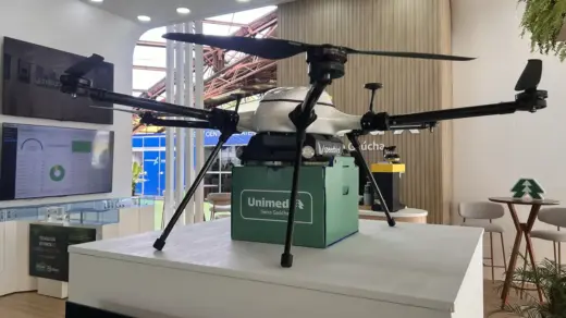 Unimed Serra Gaúcha terá primeiro drone do RS para transporte de exames laboratoriais entre Farroupilha e Caxias do Sul - Studio TV