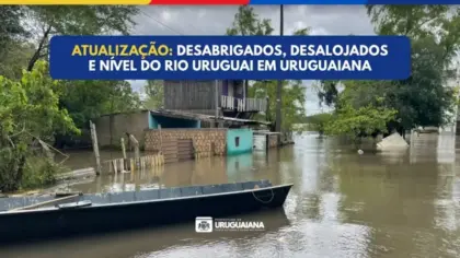 Uruguaiana decreta situação de emergência após enchente deixar 218 pessoas fora de casa - Studio TV