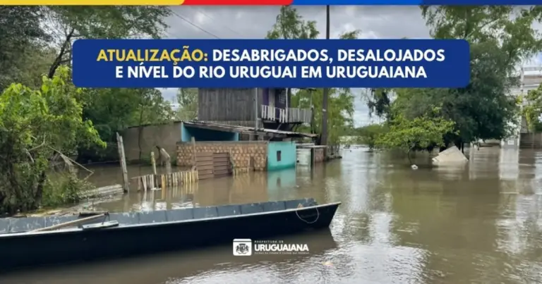 Uruguaiana decreta situação de emergência após enchente deixar 218 pessoas fora de casa - Studio TV
