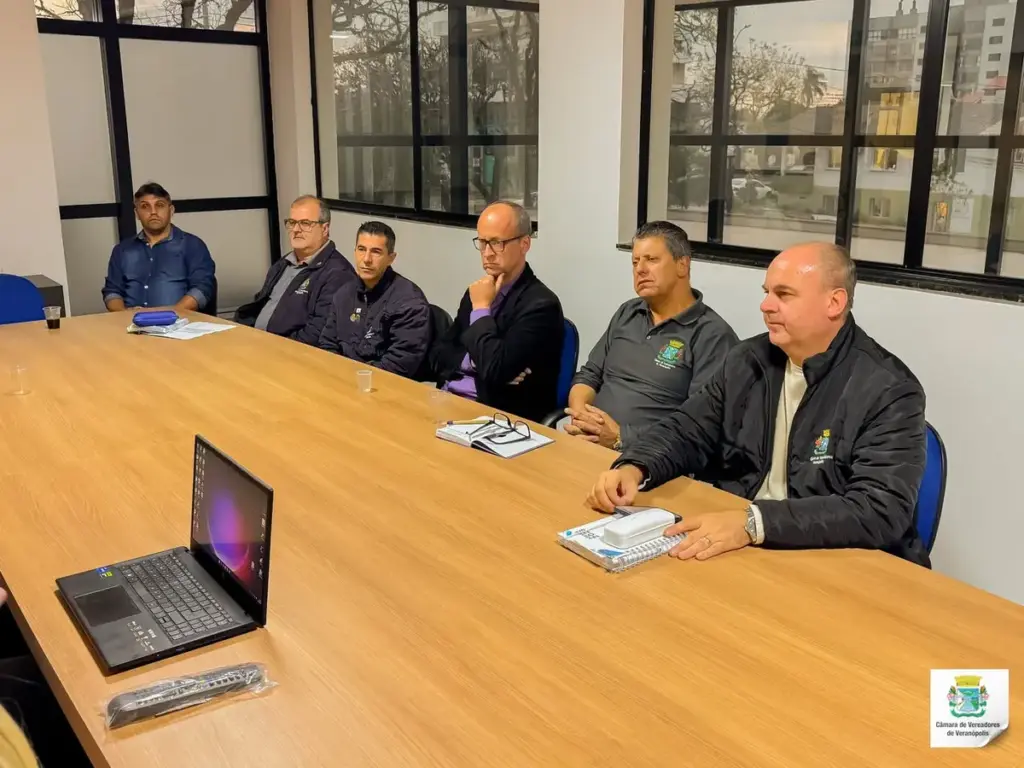 Reunião entre vereadores de Veranópolis e representantes das comissões da Femaçã